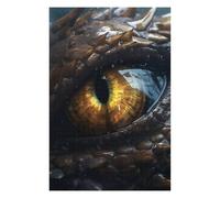 Puzzles pour Adolescents 75x50cm/1000pcs Dragon Eye Close-Up-5 Puzzles pour Adultes, Jouets À Monter Soi-même, Une Œuvre d'art, Difficile Et Stimulant 75x50cm/1000pcs