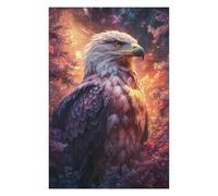Puzzles pour Adolescents 75x50cm/1000pcs Eagle in Cosmic Forest Puzzles pour Adultes Jeu De Réflexion Course De Vitesse Jeu Stimulant Cadeaux 75x50cm/1000pcs