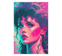 Puzzles pour Adolescents 75x50cm/1000pcs Electric Curly Dream Jeu De Puzzle Familial pour Adultes - Défi Difficile - Cadeaux Uniques pour Anniversaires Et Noël 75x50cm/1000pcs