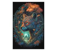 Puzzles pour Adolescents 75x50cm/1000pcs Enchanted Forest Whiskers -1 Jeux De Puzzles en Famille pour S'amuser en Famille Cadeaux Uniques pour Les Anniversaires Et Noël 75x50cm/1000pcs