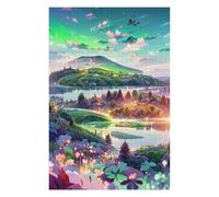 Puzzles pour Adolescents 75x50cm/1000pcs Enchanted Lakefront Paradise Casse-tête pour Adolescents - Jeu Difficile - Stimule Le Cerveau 75x50cm/1000pcs