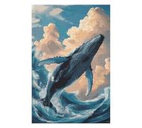 Puzzles pour Adolescents 75x50cm/1000pcs Fantasy Sea Whale Puzzles pour Adultes, Jouets À Faire Soi-même, Améliorent La Mémoire, Idéal comme Cadeau 75x50cm/1000pcs
