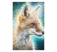 Puzzles pour Adolescents 75x50cm/1000pcs Fox Face Wall Art Puzzle, Jouet, Décoration Murale, Difficile, Cadeau De Noël Ou d'anniversaire 75x50cm/1000pcs
