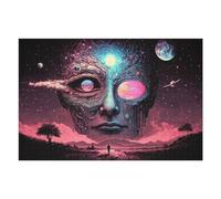 Puzzles pour Adolescents 75x50cm/1000pcs Galactic Dreamscape A Surreal Journey Through Space and Time Puzzles pour Adultes : Analyse Et Logique du Jeu, Interaction Parent-Enfant 75x50cm/1000pcs