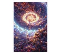 Puzzles pour Adolescents 75x50cm/1000pcs Galactic Fusion Casse-tête pour Adolescents - Jeu Difficile - Stimule Le Cerveau 75x50cm/1000pcs