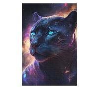 Puzzles pour Adolescents 75x50cm/1000pcs Galactic Panther Portrait -1 Puzzles pour Adultes Jeux De Détente Décoration Parfaite Cadeaux Uniques d'anniversaire Et De Noël 75x50cm/1000pcs