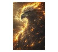 Puzzles pour Adolescents 75x50cm/1000pcs Golden Eagle Puzzles pour Adultes, Jouets Anti-Stress, Décoration Murale, Cadeaux d'anniversaire Et Cadeaux Uniques 75x50cm/1000pcs