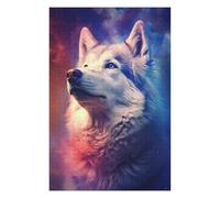 Puzzles pour Adolescents 75x50cm/1000pcs Husky Dogs Puzzle pour Adultes, Jeu De Réflexion, Une Œuvre d'art, Cadeaux Uniques pour Un Anniversaire Ou Noël 75x50cm/1000pcs