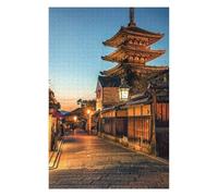 Puzzles pour Adolescents 75x50cm/1000pcs Kyoto At Dusk Puzzle pour Adultes, Jeu De Réflexion, Une Œuvre d'art, Cadeaux Uniques pour Un Anniversaire Ou Noël 75x50cm/1000pcs