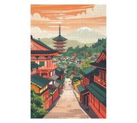 Puzzles pour Adolescents 75x50cm/1000pcs Kyoto Travel Poster Puzzle Adulte, Jouet, Décoration Murale, Motif À Assembler, Cadeaux d'anniversaire Et Cadeaux Uniques 75x50cm/1000pcs