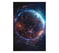 Puzzles pour Adolescents 75x50cm/1000pcs Lightning Alien Planet Puzzle, Jouet, Décoration Murale, Difficile, Cadeau De Noël Ou d'anniversaire 75x50cm/1000pcs