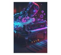 Puzzles pour Adolescents 75x50cm/1000pcs Live Music Neon Puzzles pour Adultes, Jouets À Monter Soi-même, Une Œuvre d'art, Difficile Et Stimulant 75x50cm/1000pcs