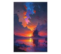 Puzzles pour Adolescents 75x50cm/1000pcs Lonely Island Puzzle, Jouet, Décoration Murale, Difficile, Cadeau De Noël Ou d'anniversaire 75x50cm/1000pcs