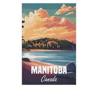 Puzzles pour Adolescents 75x50cm/1000pcs Manitoba Landscape Puzzles Jeux Relaxants Assemblage De Motifs Difficile Et Stimulant 75x50cm/1000pcs