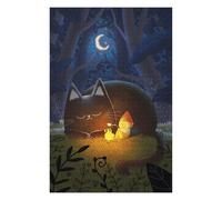 Puzzles pour Adolescents 75x50cm/1000pcs Marshmallow at The Fire Casse-têtes pour Adultes, Jeu De Réflexion, Améliore La Mémoire, Cadeaux pour Les Amis Et La Famille 75x50cm/1000pcs