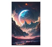Puzzles pour Adolescents 75x50cm/1000pcs Mystical Alien Landscape Puzzles pour Adultes Jeux Relaxants Course De Vitesse Manuelle Cadeaux De Noël Et d'anniversaire 75x50cm/1000pcs