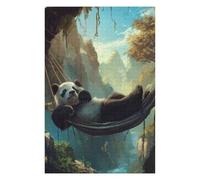 Puzzles pour Adolescents 75x50cm/1000pcs Panda Mountain Landscape Puzzles pour Adultes Jeux Relaxants Course De Vitesse Manuelle Cadeaux De Noël Et d'anniversaire 75x50cm/1000pcs