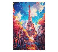 Puzzles pour Adolescents 75x50cm/1000pcs Paris Art Puzzles pour Adultes, Jouets, Décoration Murale, Cadeaux pour Femmes, Cadeaux Uniques pour Anniversaire Et Noël 75x50cm/1000pcs
