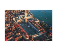 Puzzles pour Adolescents 75x50cm/1000pcs Piazza San Marco from Top Puzzles pour Adultes, Décoration Murale, mais Aussi Activités Amusantes Et Humoristiques À Faire À La Maison 75x50cm/1000pcs