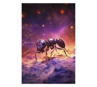 Puzzles pour Adolescents 75x50cm/1000pcs Purple Ant on Abstract Background Puzzle pour Adultes, Jouet, Décoration Murale, Anti-Stress, Activités Amusantes À La Maison, 75x50cm/1000pcs