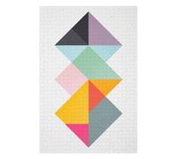 Puzzles pour Adolescents 75x50cm/1000pcs Puzzle Simple Geometry 3 Puzzle, Jouet, Décoration Murale, Art Mural, Cadeau d'anniversaire Unique 75x50cm/1000pcs