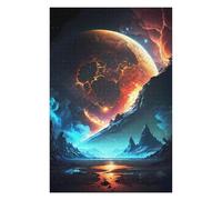 Puzzles pour Adolescents 75x50cm/1000pcs Puzzles Dark Matter Planetary Puzzle pour Adultes Jeu De Réflexion Cadeau d'anniversaire Cadeaux Anti-Stress 75x50cm/1000pcs