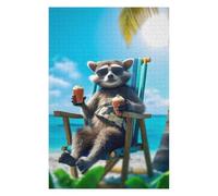 Puzzles pour Adolescents 75x50cm/1000pcs Puzzles Healing The Beach Puzzle pour Adultes Jeux Relaxants Décoration Parfaite Cadeaux Anti-Stress 75x50cm/1000pcs