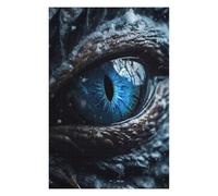 Puzzles pour Adolescents 75x50cm/1000pcs Puzzles Ice Dragons Sapphire Eye Puzzle pour Adultes Jeu De Réflexion Cadeau d'anniversaire Cadeaux Anti-Stress 75x50cm/1000pcs