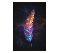 Puzzles pour Adolescents 75x50cm/1000pcs Puzzles Magical Feather Puzzle pour Adultes Jeu De Réflexion Cadeau d'anniversaire Cadeaux Anti-Stress 75x50cm/1000pcs