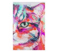 Puzzles pour Adolescents 75x50cm/1000pcs Puzzles pour Adultes Abstract Cat Cute Jeux Relaxants pour Améliorer La Mémoire Cadeaux d'anniversaire Uniques 75x50cm/1000pcs