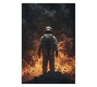 Puzzles pour Adolescents 75x50cm/1000pcs Puzzles pour Adultes Astronaut Catastrophe Jeux Amusants Décoration Idéale, Cadeaux Parfaits pour Toute La Famille 75x50cm/1000pcs