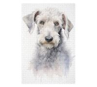 Puzzles pour Adolescents 75x50cm/1000pcs Puzzles pour Adultes Bedlington Terrier Jeux Amusants Décoration Idéale, Cadeaux Parfaits pour Toute La Famille 75x50cm/1000pcs