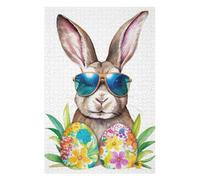 Puzzles pour Adolescents 75x50cm/1000pcs Puzzles pour Adultes Easter Bunny 10 Mr Cool Jeux Amusants De Puzzles Découpe De Précision Aide À Stimuler Le Cerveau 75x50cm/1000pcs