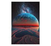 Puzzles pour Adolescents 75x50cm/1000pcs Puzzles pour Adultes Mystical Planet Reflection Jeu Familial Découpe De Précision pour Anniversaire, Noël 75x50cm/1000pcs