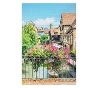 Puzzles pour Adolescents 75x50cm/1000pcs Puzzles Romantic Colmar Puzzle pour Adultes Jeu De Réflexion Cadeau d'anniversaire Cadeaux Anti-Stress 75x50cm/1000pcs