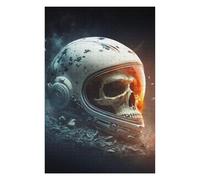 Puzzles pour Adolescents 75x50cm/1000pcs Puzzles Space Skull Puzzle pour Adultes Jeu De Réflexion Cadeau d'anniversaire Cadeaux Anti-Stress 75x50cm/1000pcs