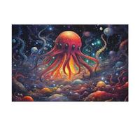 Puzzles pour Adolescents 75x50cm/1000pcs Puzzles Underwater Fantasy A Colorful Octopus Scene Jeux Amusants De Puzzle : Analyse Et Logique pour Anniversaire, Noël 75x50cm/1000pcs