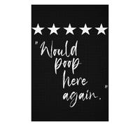 Puzzles pour Adolescents 75x50cm/1000pcs Puzzles Would Poop Here Again Wh Jeux Amusants De Puzzle Décoration Murale Cadeaux Et Anniversaires Uniques 75x50cm/1000pcs