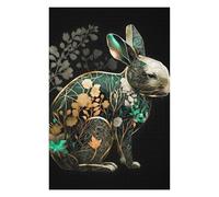 Puzzles pour Adolescents 75x50cm/1000pcs Rabbit Abstract Art Puzzle pour Adultes, Jouets À Monter Soi-même, Défi Difficile, Cadeaux pour Les Amis Et La Famille 75x50cm/1000pcs