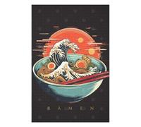 Puzzles pour Adolescents 75x50cm/1000pcs Ramen Noodles Puzzles pour Adultes Jeu Manuel Découpe De Précision Cadeaux d'anniversaire Et Autres Cadeaux Uniques 75x50cm/1000pcs