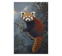 Puzzles pour Adolescents 75x50cm/1000pcs Red Panda on Branch Puzzles pour Adultes À Faire Soi-même - Jouets pour Améliorer La Mémoire - Cadeau d'anniversaire, Cadeaux, 75x50cm/1000pcs