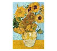 Puzzles pour Adolescents 75x50cm/1000pcs Sunflowers in A Vase Casse-têtes pour Adultes Jeu De Réflexion Vacances À La Maison Tuer Le Temps Défi Éducatif 75x50cm/1000pcs