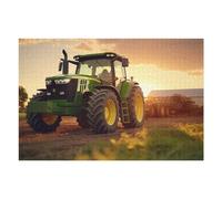 Puzzles pour Adolescents 75x50cm/1000pcs Sunset Farm Scene with Tractor -1 Puzzles pour Adultes : Jeux Amusants, Anti-Stress, Difficiles Et Stimulants 75x50cm/1000pcs
