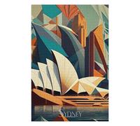 Puzzles pour Adolescents 75x50cm/1000pcs Sydney Opera House 3 Puzzle Adulte, Jouet, Décoration Murale, Motif À Assembler, Cadeaux d'anniversaire Et Cadeaux Uniques 75x50cm/1000pcs