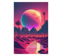 Puzzles pour Adolescents 75x50cm/1000pcs The Future That Never Was Puzzles pour Adultes Jeux Relaxants Décoration Murale Jeu Stimulant Cadeaux 75x50cm/1000pcs