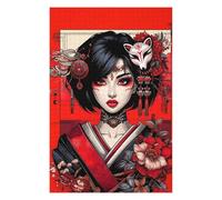 Puzzles pour Adolescents 75x50cm/1000pcs The Passionate Geisha Puzzles Jeux Relaxants Assemblage De Motifs Difficile Et Stimulant 75x50cm/1000pcs