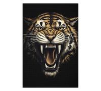Puzzles pour Adolescents 75x50cm/1000pcs The Roared Tiger Puzzles pour Adultes, Jouets Anti-Stress, Décoration Murale, Cadeaux d'anniversaire Et Cadeaux Uniques 75x50cm/1000pcs