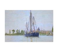 Puzzles pour Adolescents 75x50cm/1000pcs The Sailing Boat by Monet Puzzles pour Adultes - Jeux Relaxants - Anti-Stress - Cadeaux d'anniversaire Et De Noël Uniques 75x50cm/1000pcs