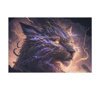 Puzzles pour Adolescents 75x50cm/1000pcs Thundering Beast Epic Fantasy Artwork Jeux De Puzzle Amusants pour Adultes : Analyse Et Logique, Parfaits comme Cadeaux pour Toute La Famille 75x50cm/1000pcs
