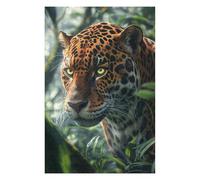 Puzzles pour Adolescents 75x50cm/1000pcs Tropical Forest Jaguar Puzzles pour Adultes, Jouets Anti-Stress, Décoration Murale, Cadeaux d'anniversaire Et Cadeaux Uniques 75x50cm/1000pcs